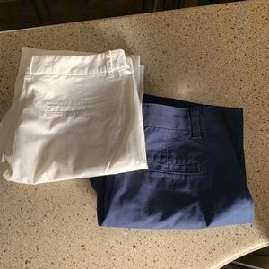 Two pairs of shorts - J.Crew (White) & Gap
